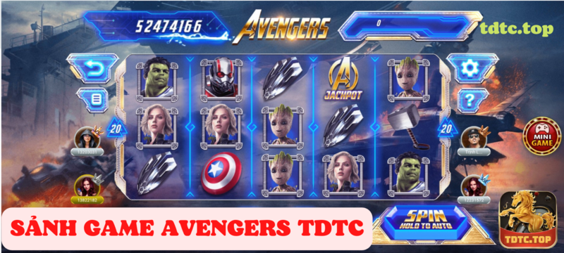 cách quay hũ avengers tdtc