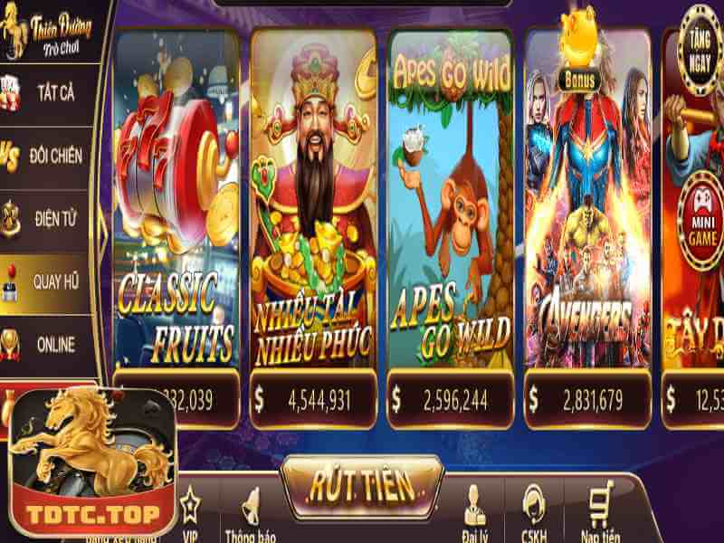 TDTC chia sẻ cách chơi Apes Go Wild slot - nổ hũ