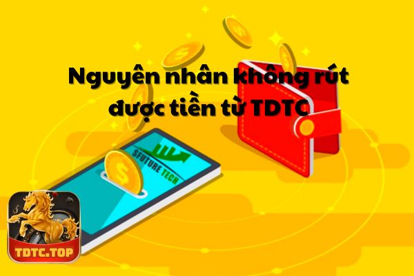 nguyên nhân không rút được tiền từ TDTC